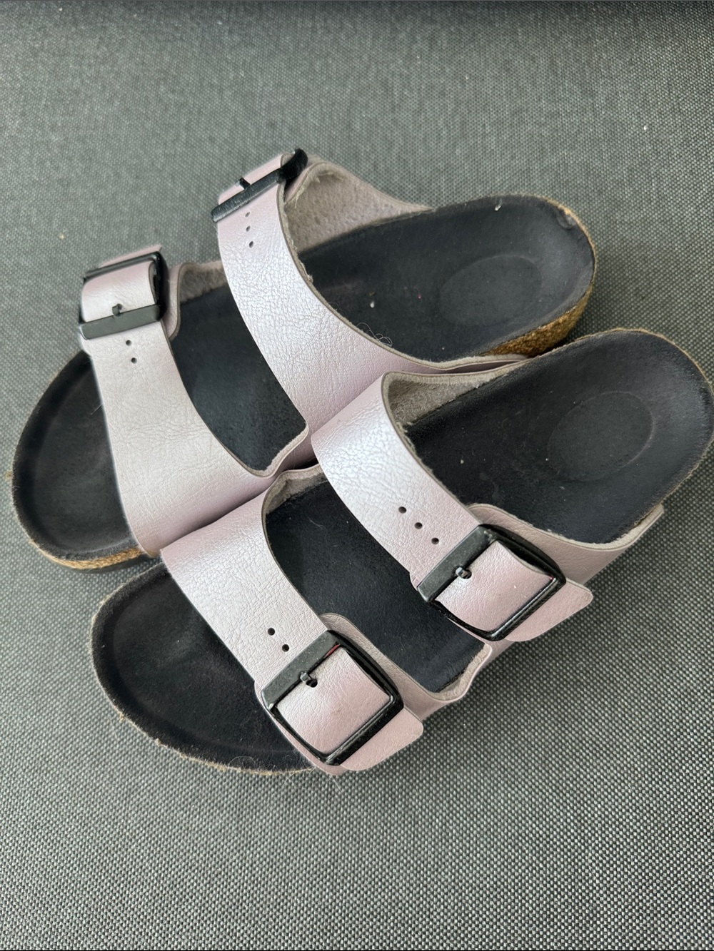 Birkenstock Arizona Light Pink Girls Sandals Sz 33 Kids Sz 2 Gorpcore Hike Camp